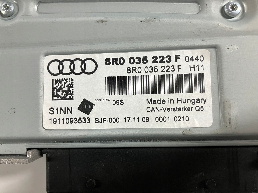 фото №5, Модуль усилитель audi a4 b8 a5 8t 8r0035223f