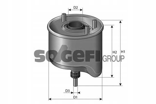 фото №1, Purflux фильтр топлива citroen berlingo berlingo mul