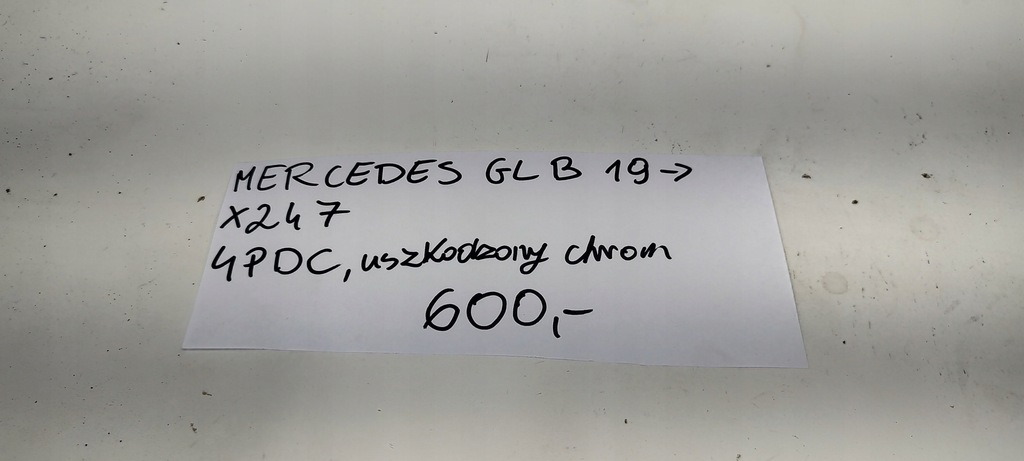 фото №11, Диффузор бампера задняя 4 pdc mercedes glb x247 2019-