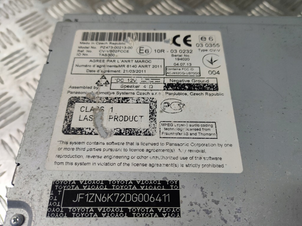 фото №4, Toyota gt86 brz subaru радіо з навігація модуль europa