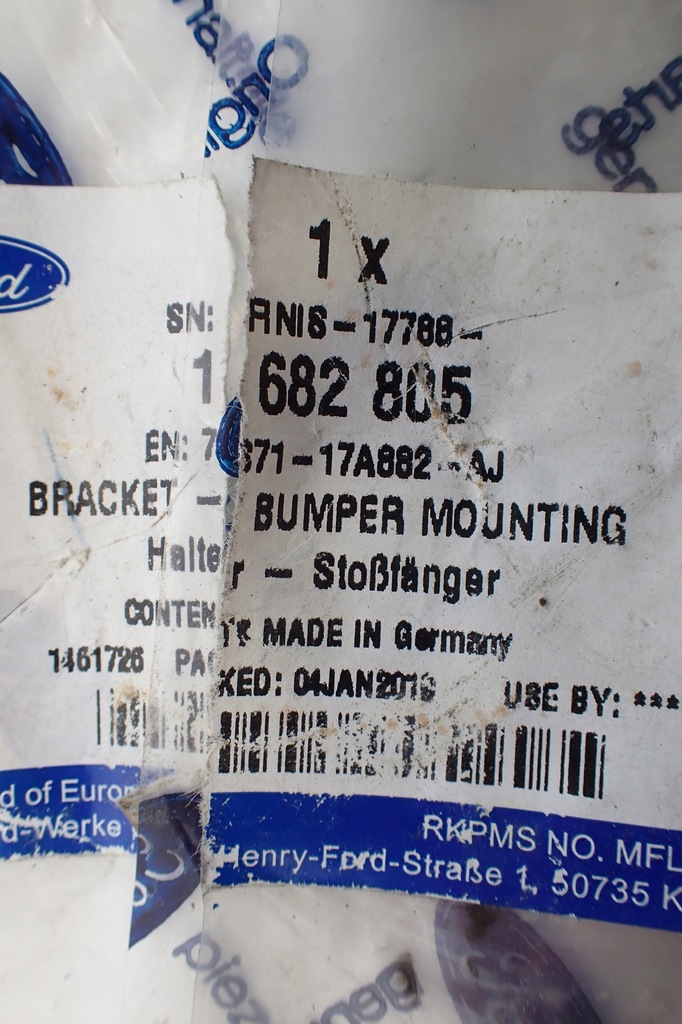 фото №6, Кронштейн кронштейн накладка багажника l ford mondeo 4