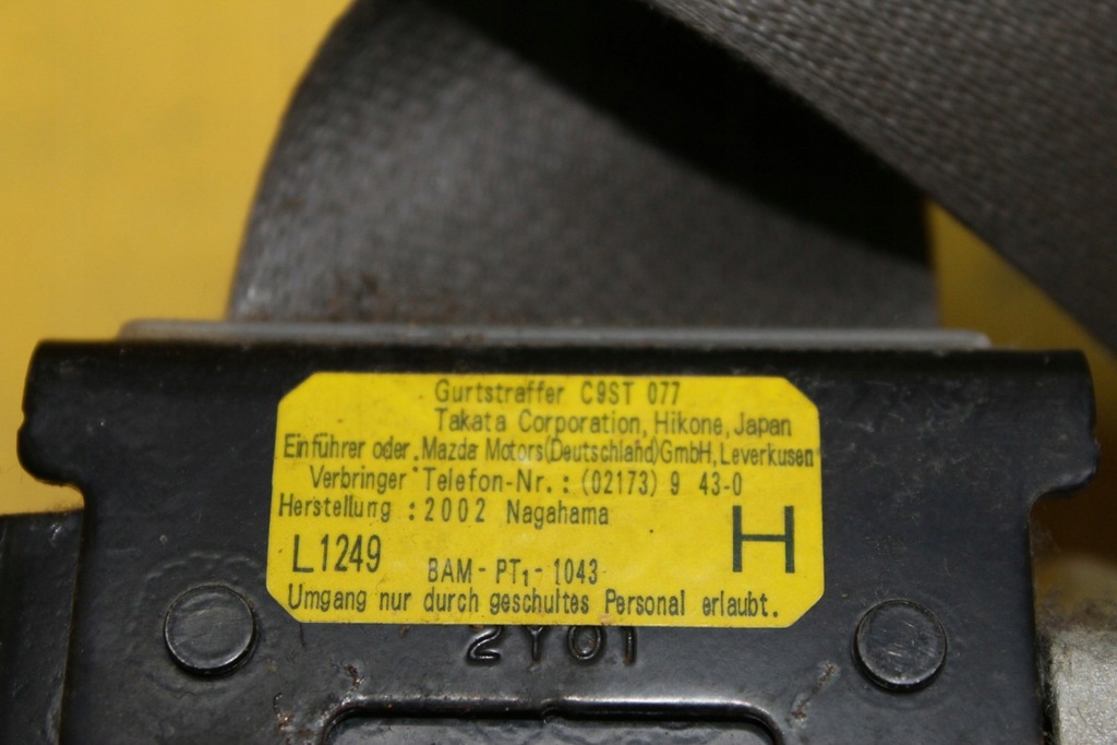 фото №6, Pas безопасности левый перед mazda 6 vi