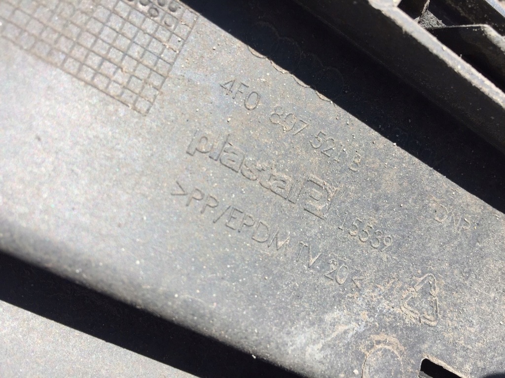 фото №13, A6 c6 lift s-line диффузор спойлер бампера задняя