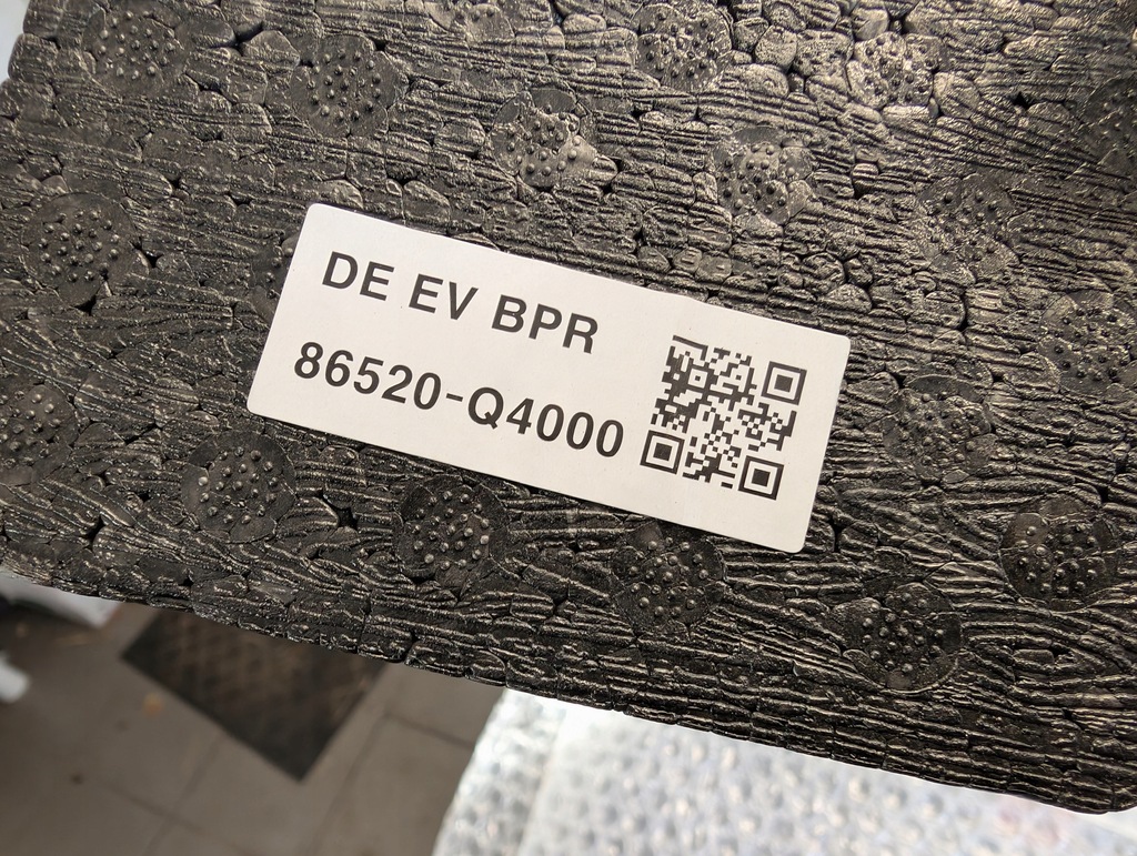 фото №8, Піна абсорбер перед kia e niro e-niro 86520-q4000