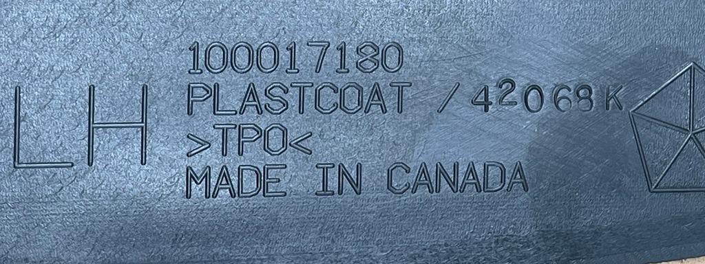 фото №10, P6 dodge charger 2018 защита стойка b левая 1kl29dx9ah