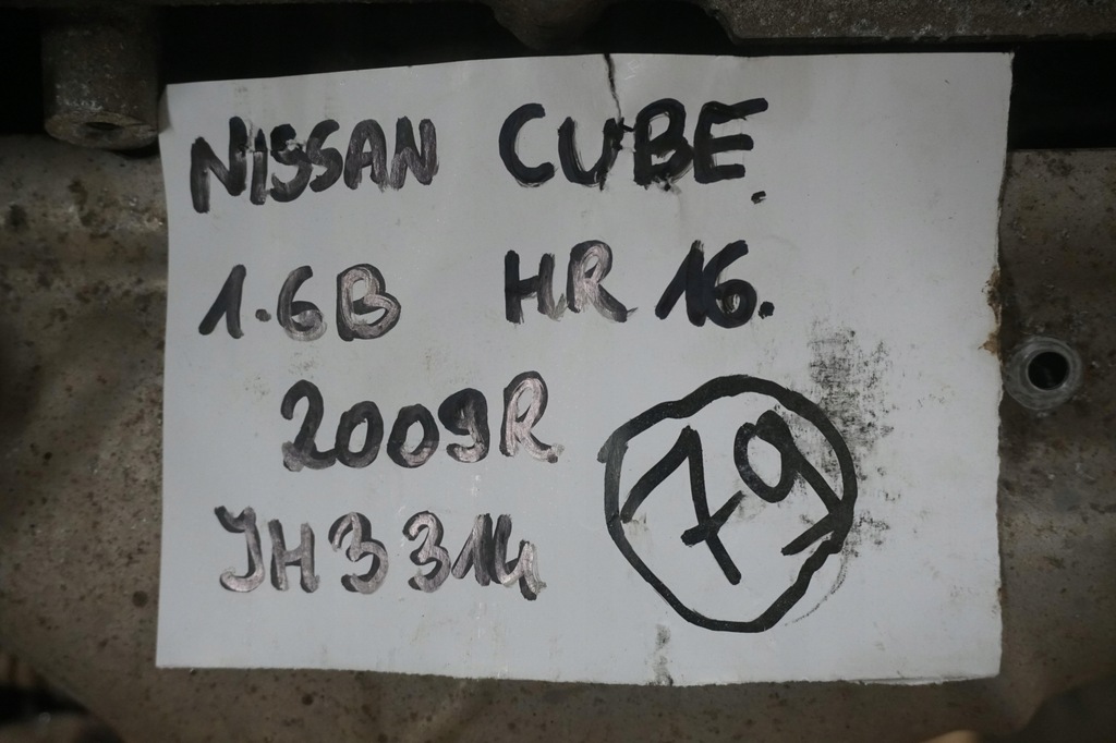 фото №10, Nissan cube двигун 1.6 бензин hr16 hr16de 2009rok блок головка nr.79