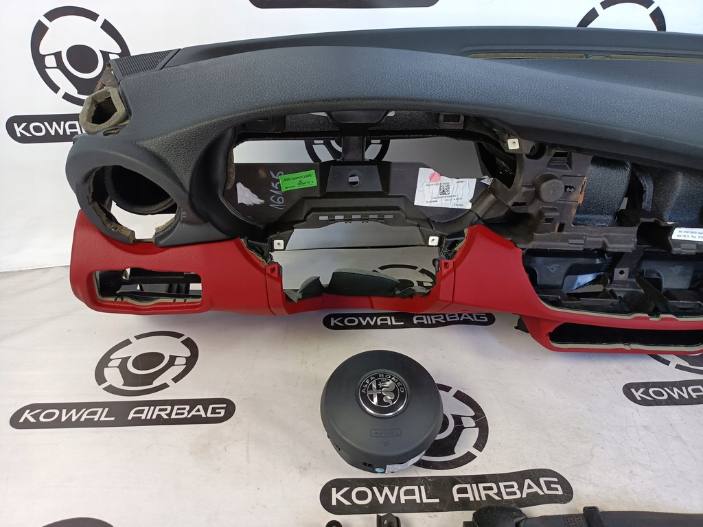 фото №3, Alfa romeo giulia консоль подушка безпеки подушки безпеки ремені оригінал демонтаж