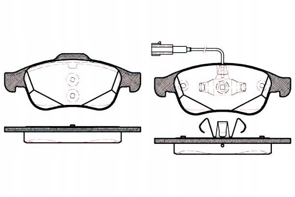 фото №1, Roadhouse гальмівні колодки гальмівні alfa romeo giulietta 10