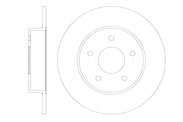 фото №1, Remsa тормозные диски тормозные 2szt nissan almera tino 1.8