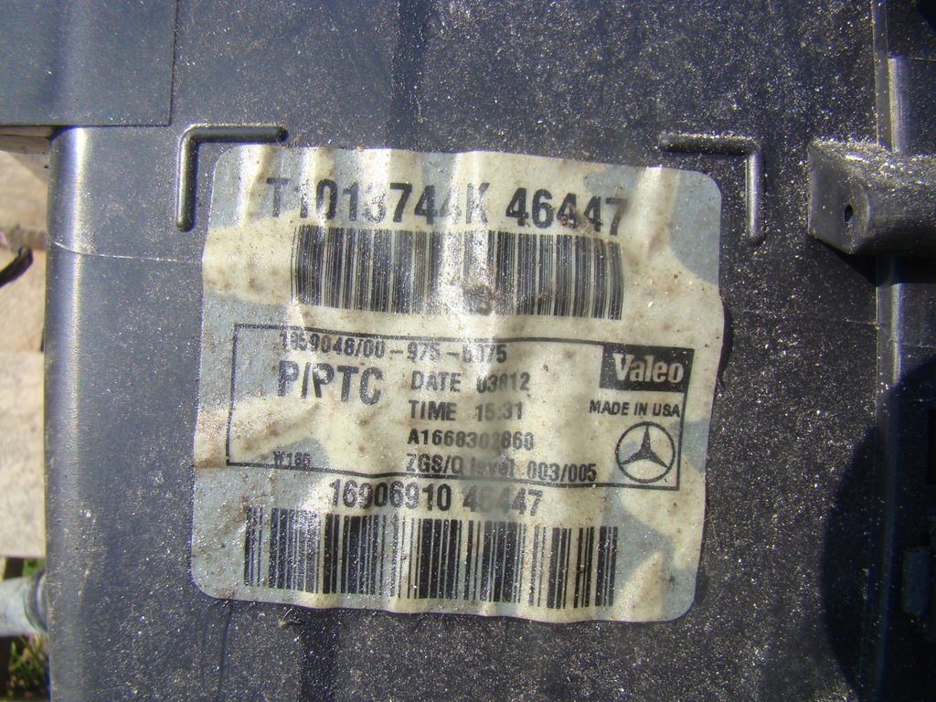 фото №4, Mercedes w166 отопитель