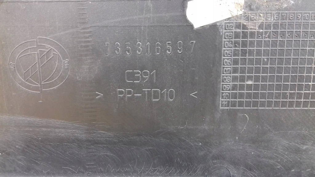 фото №10, Бампер перед передний 735316597 fiat panda ii 2 03-