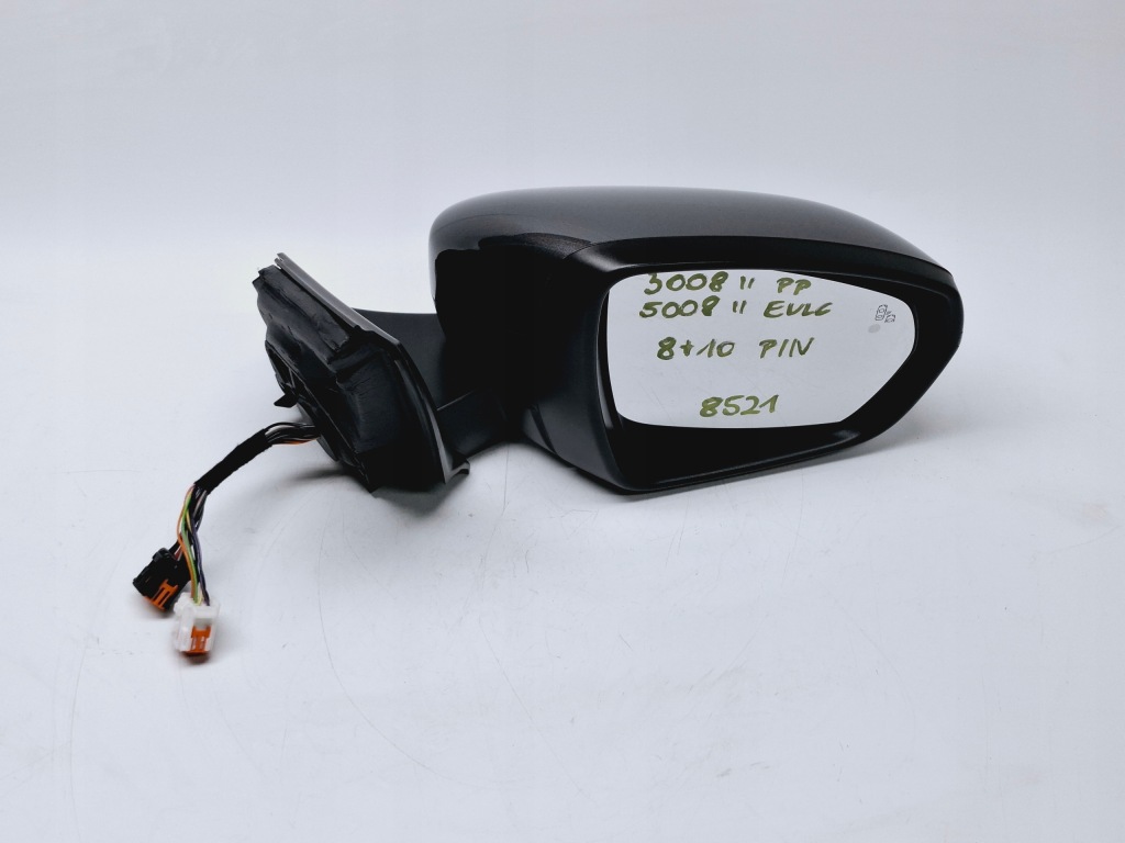 Купить Зеркало наружное правый перед evl 16pin peugeot 3008 5008 ii 2016- #8521