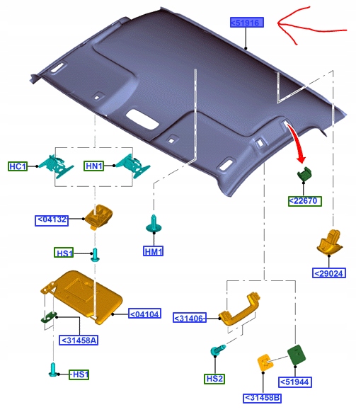 фото №1, Стеля ford ranger mk5 2012-2015