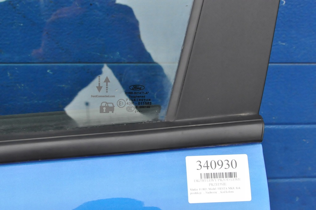 фото №3, Ford fiesta mk8 двері лівий перед ліва 3d 3 двері