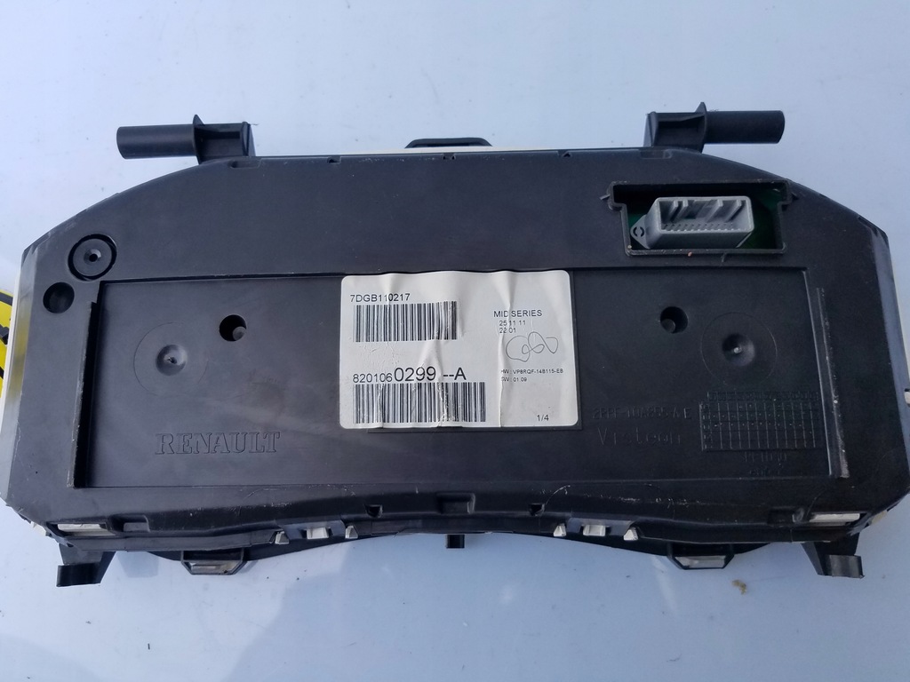 фото №2, Счетчик приборы renault clio iii 1.5 dci 8201060299