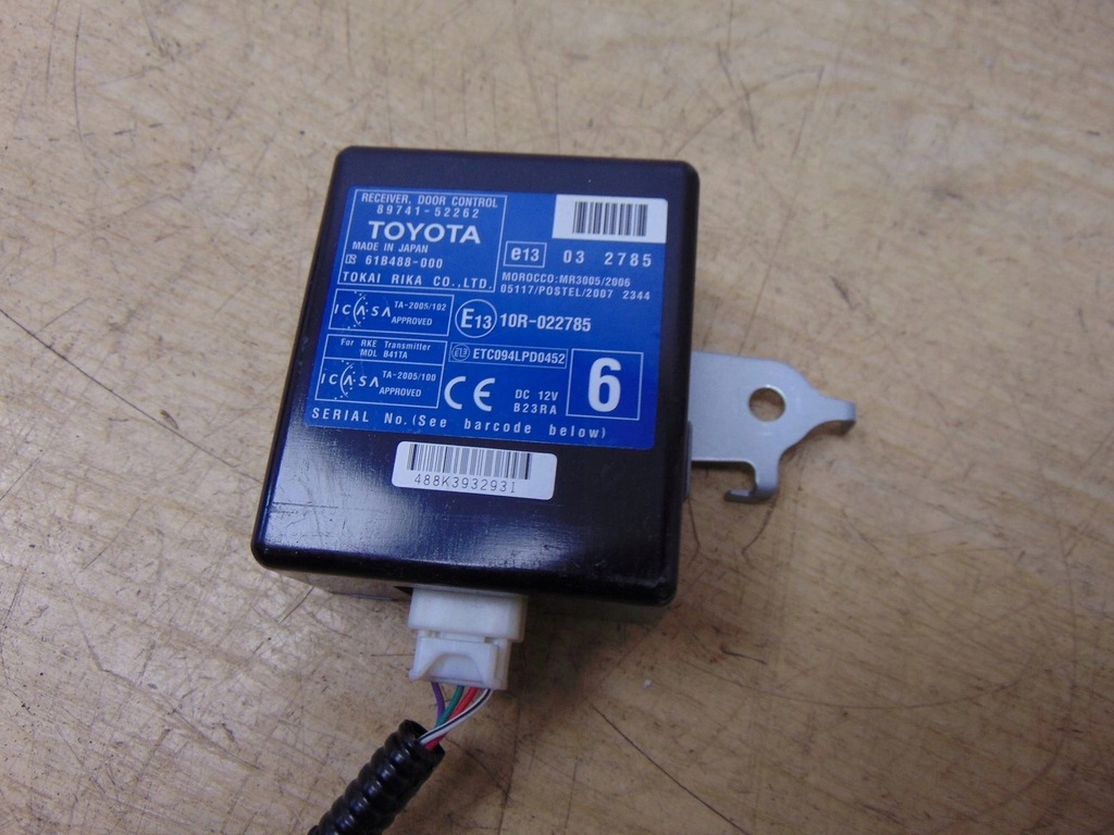 фото №1, Модуль блок управления дверь toyota iq 89741-52262