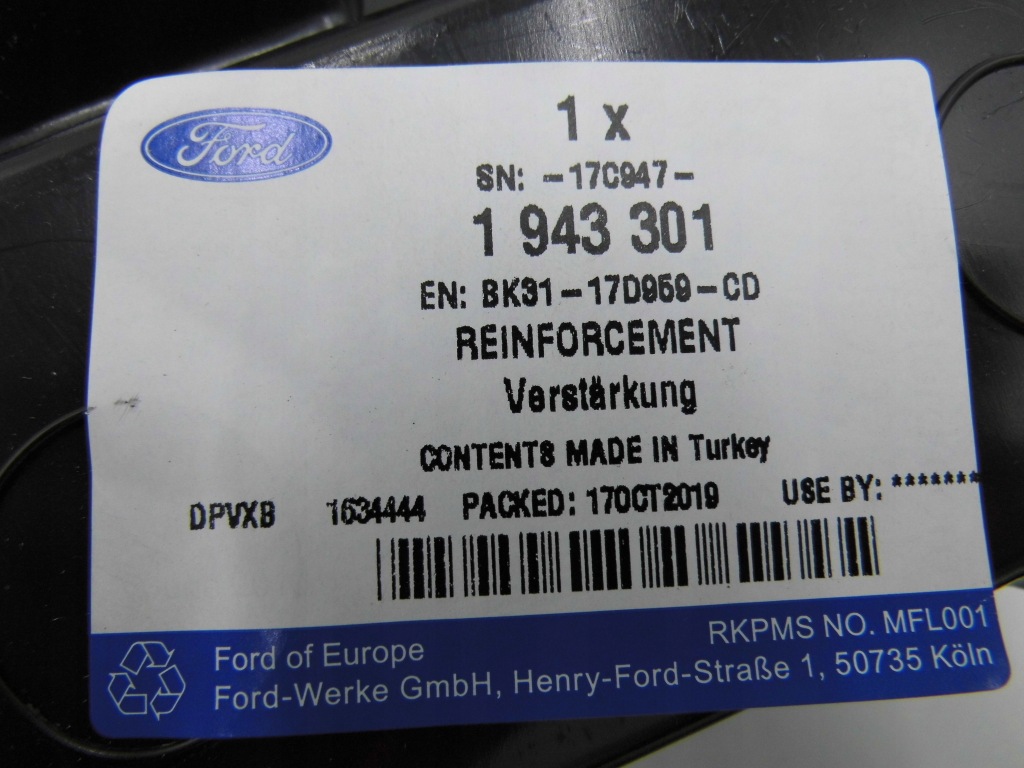 фото №5, Напрямна бампера передній лівий ford transit mk7 2014-