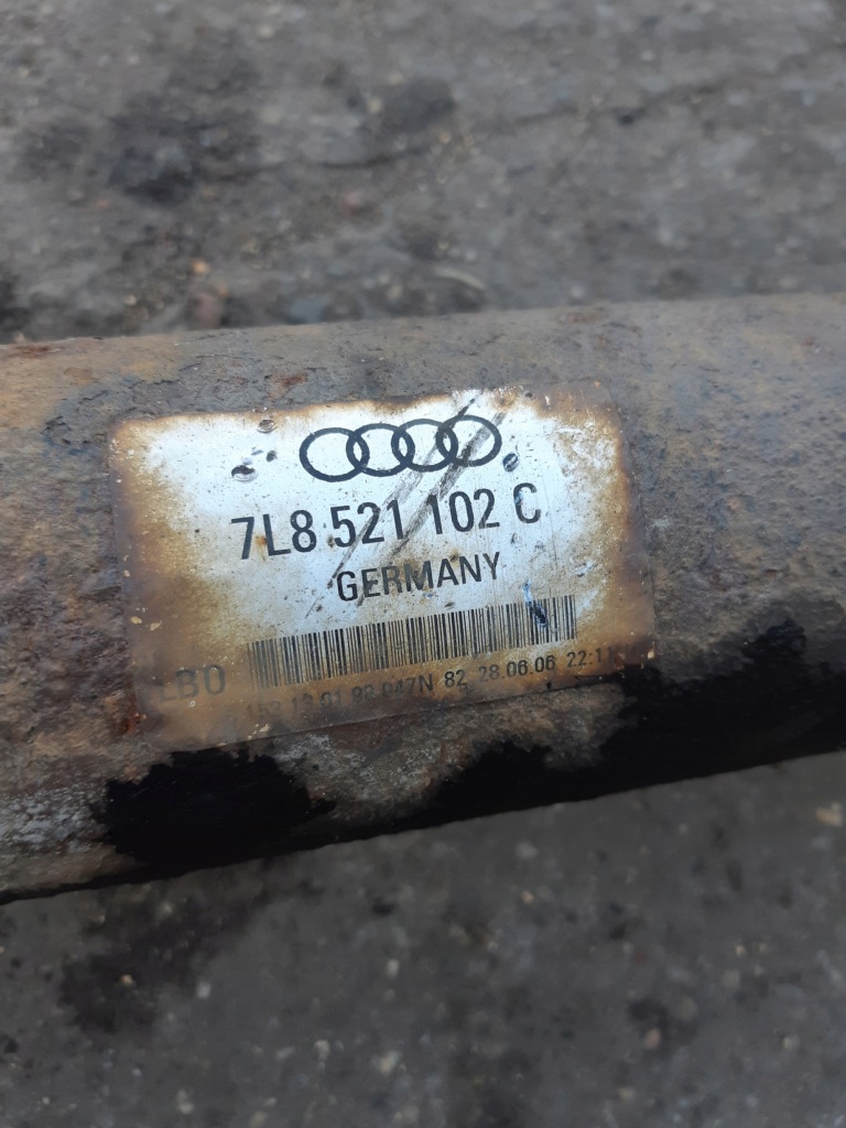 фото №9, Audi q7 4l 3.0 tdi wał приводной 7l8521102c