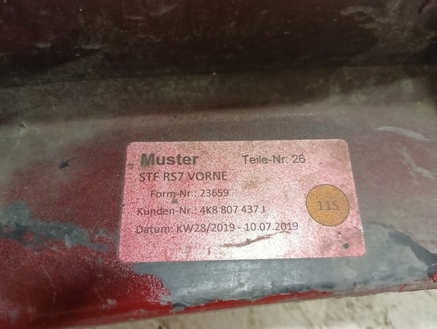 фото №16, Бампер перед передний накладка карбон audi rs7 c8 4k8 2018-