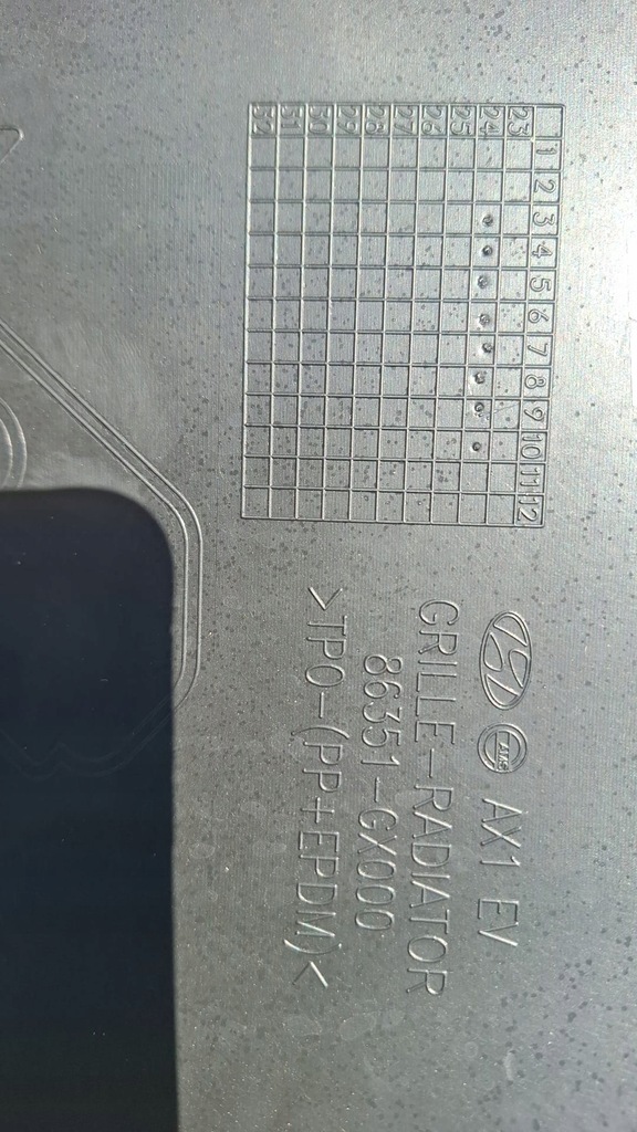 фото №7, Hyundai inster решітка радіатора решітка радіатора дифузор електрик