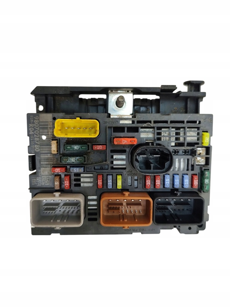 фото №1, Модуль коробка запобіжників bsm citroen berlingo ii b9 9807028780 r04