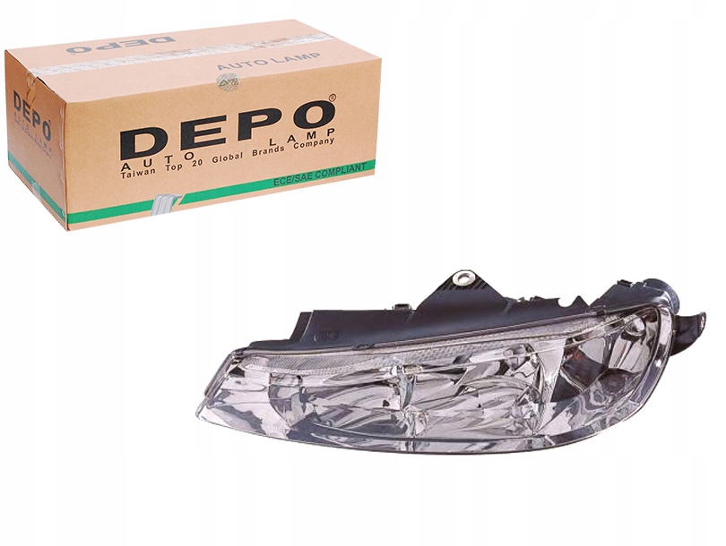 фото №1, Depo фара l h7, электрический peugeot 406 12.