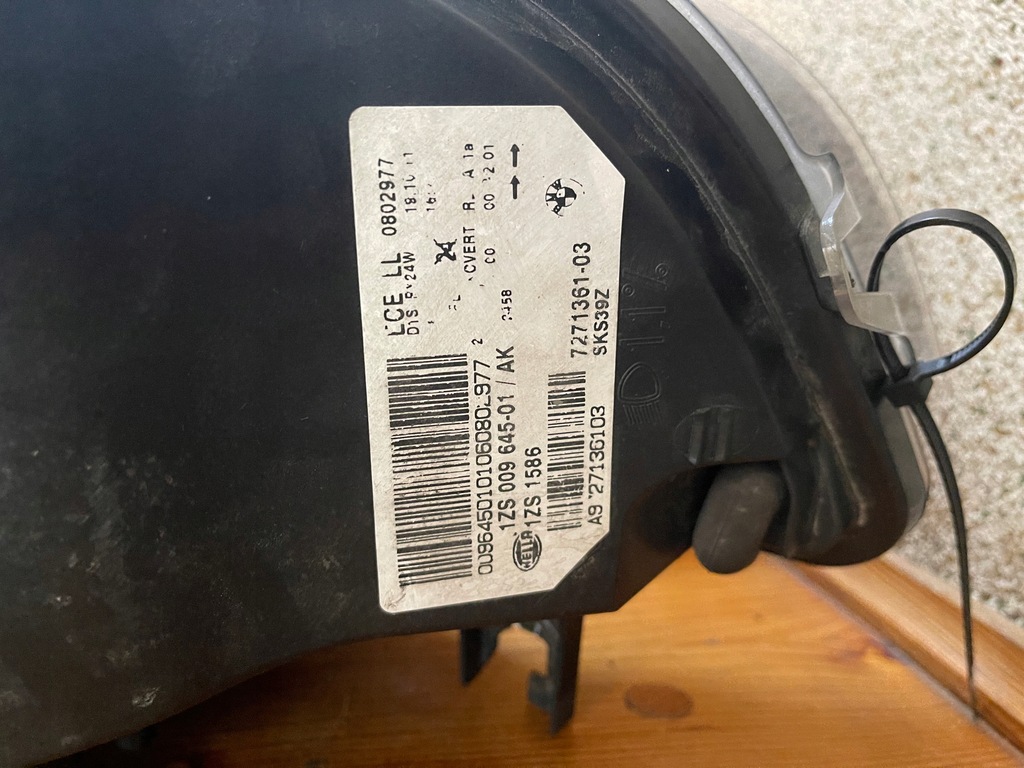 фото №6, Bmw x6 e71 лампа передня ліва ксенон europa