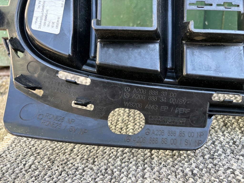 фото №11, Mercedes c klasa 206 w206 решётка радиатора решётка радиатора решётка радиатора panamericana amg оригинал