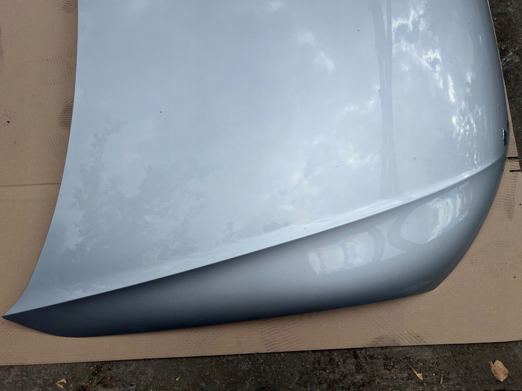 Audi a4 b8 рестайлинг  капот крышка двигателя перед lx7w серебристая Недорого