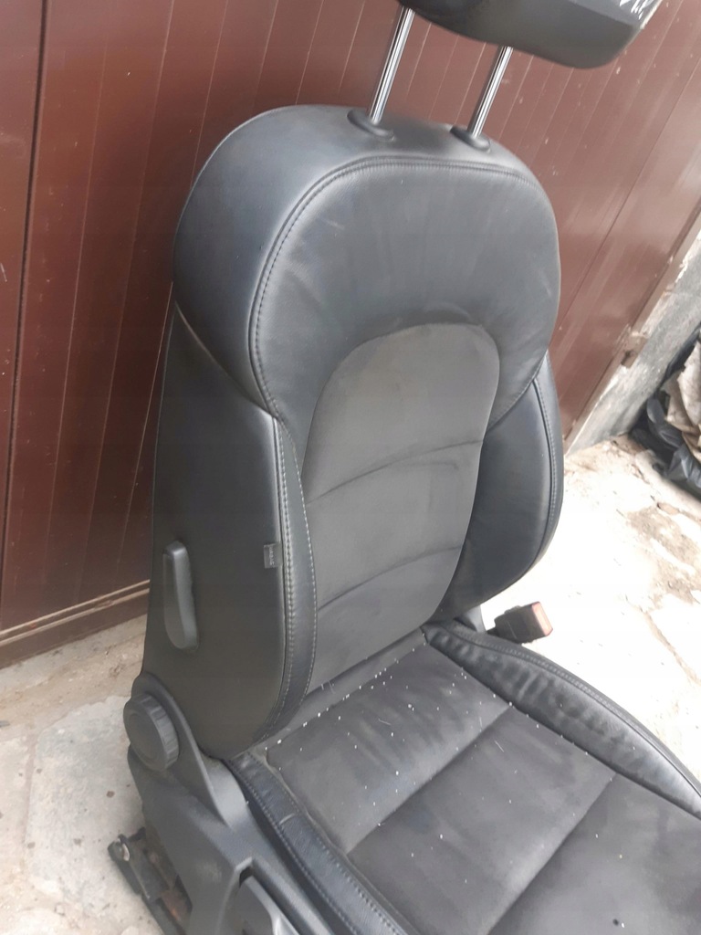 фото №14, Сиденье правый перед skoda superb ii lift кожа подушка безопасности