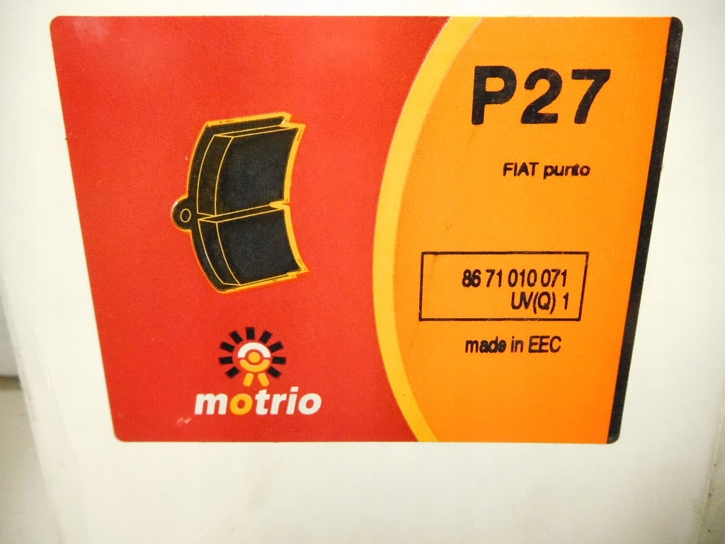 фото №6, Тормозные колодки тормозные fiat punto cinquecento 8671010071