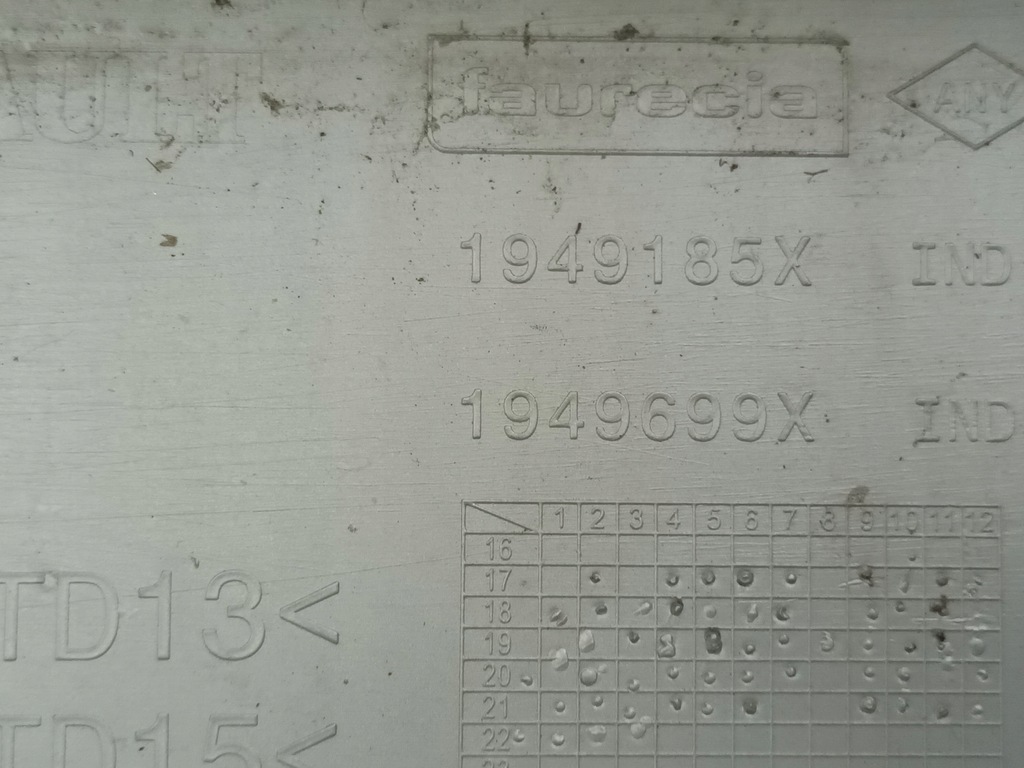 фото №13, Решітка середня молдинг передня dacia duster ii перед