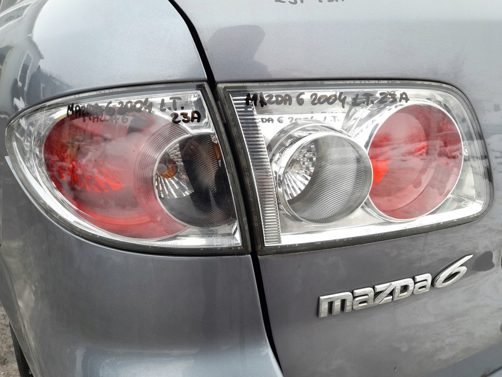 фото №9, Mazda 6 лампа лівий задня ліва задня з кришки кришка багажника w кришка kombi