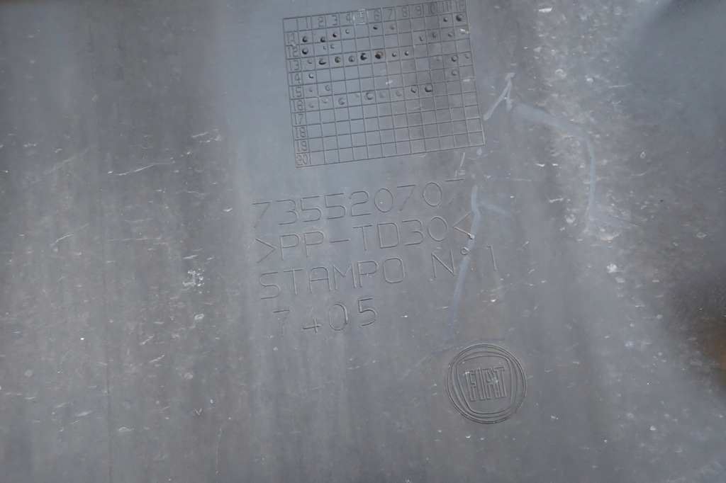 фото №15, Молдинг накладка бампер задняя задняя fiat panda iii