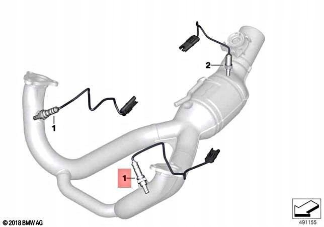 фото №1, Датчик кислорода bmw r 1200 gs r 1250 gs оригинальный 11788393838