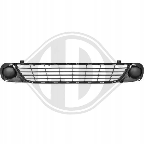 фото №1, Решётка решётка радиатора бампера dacia lodgy 12-17