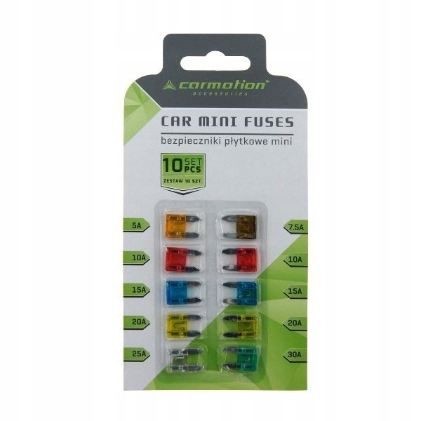 фото №1, Предохранители płytkowe mini 10 szt.