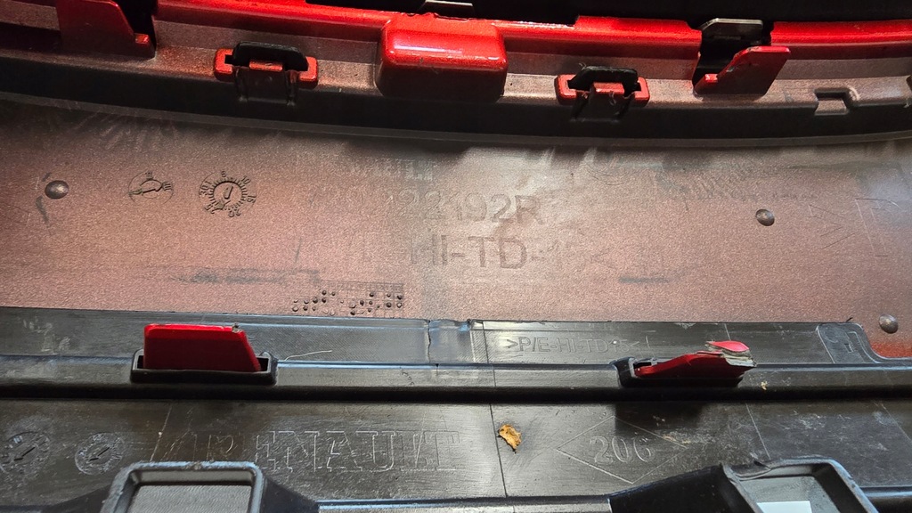 фото №11, Renault captur ii бампер передній перед решітка радіатора решітка 6202223192r