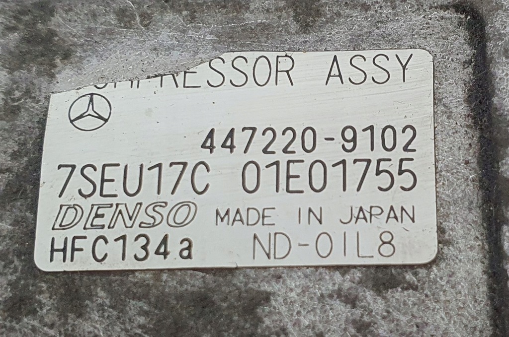 фото №2, Компрессор кондиционера mercedes sl r230 5.0 v8