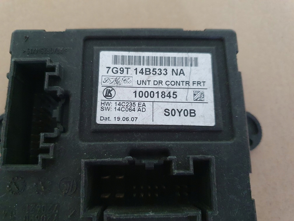 фото №4, Блок управления модуль дверь левый перед ford mondeo mk4