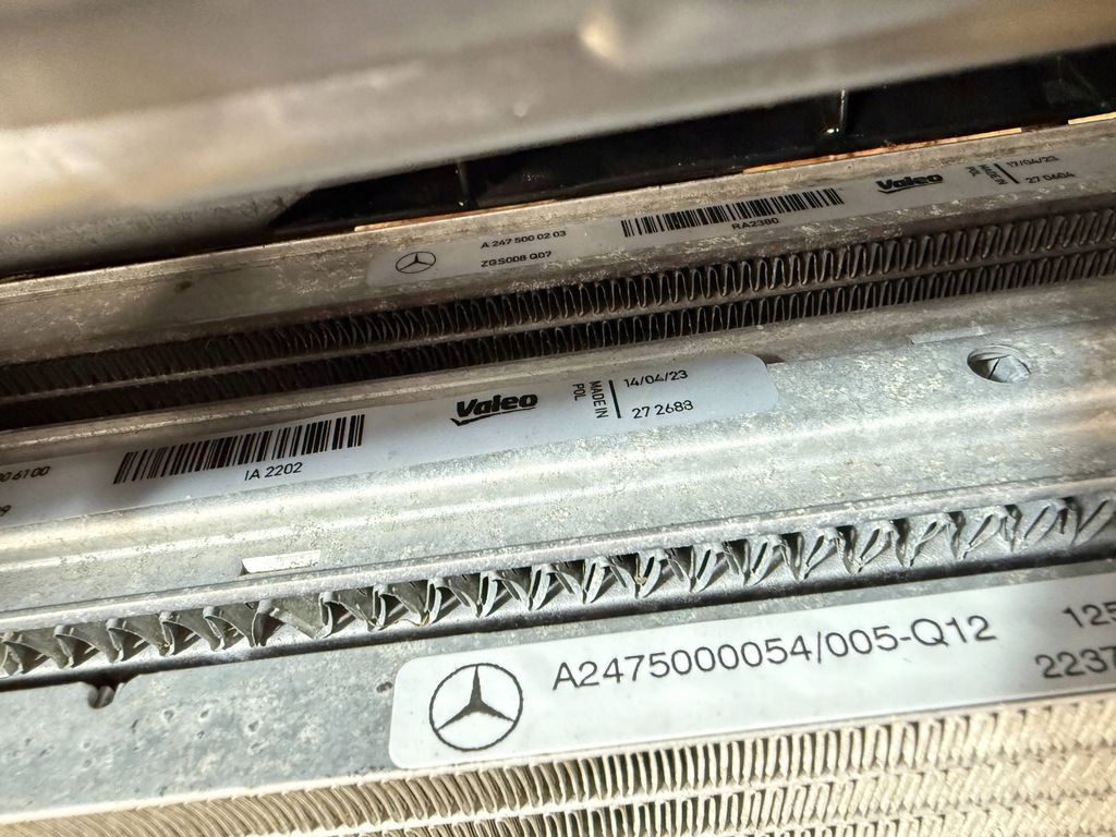 фото №12, Комплект радиатор радиатор вентилятор mercedes w177 w247 x247 w118 1.3b