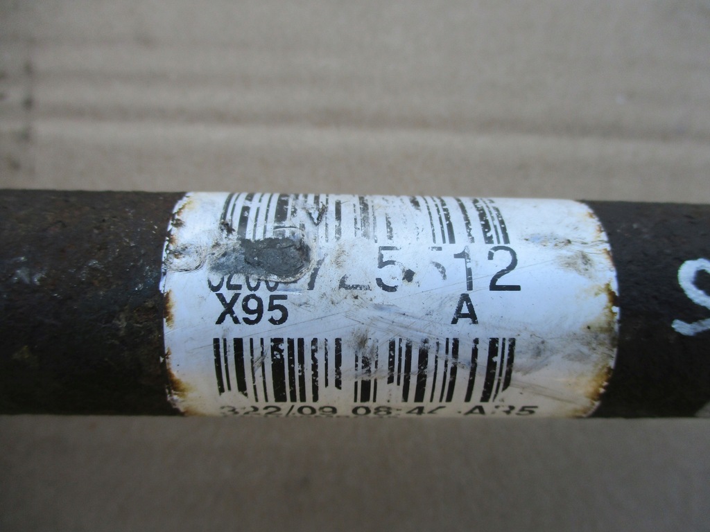 фото №4, Привідний вал ліва 8200725512 renault scenic iii 1.9dci