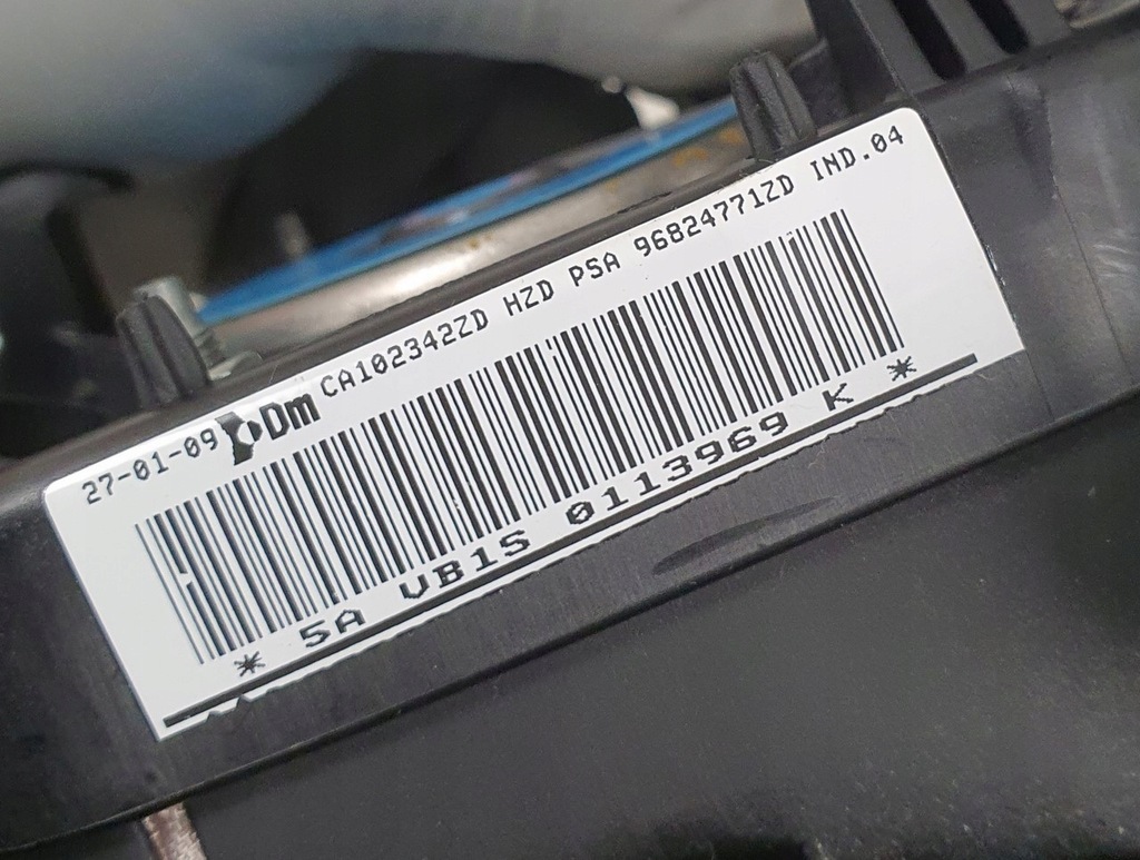 фото №7, Панель приладів консоль подушки безпеки ремені citroen c5 iii x7 комплект europa