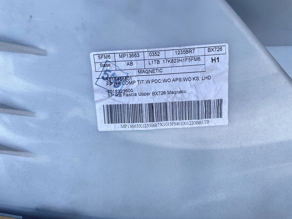 фото №9, Ford puma ii mk2 бампер задня