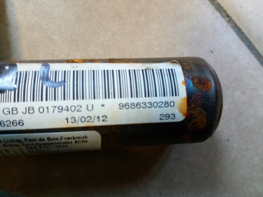 фото №8, Подушка безопасности шторка безопасности кровельная peugeot 508 i oryg.