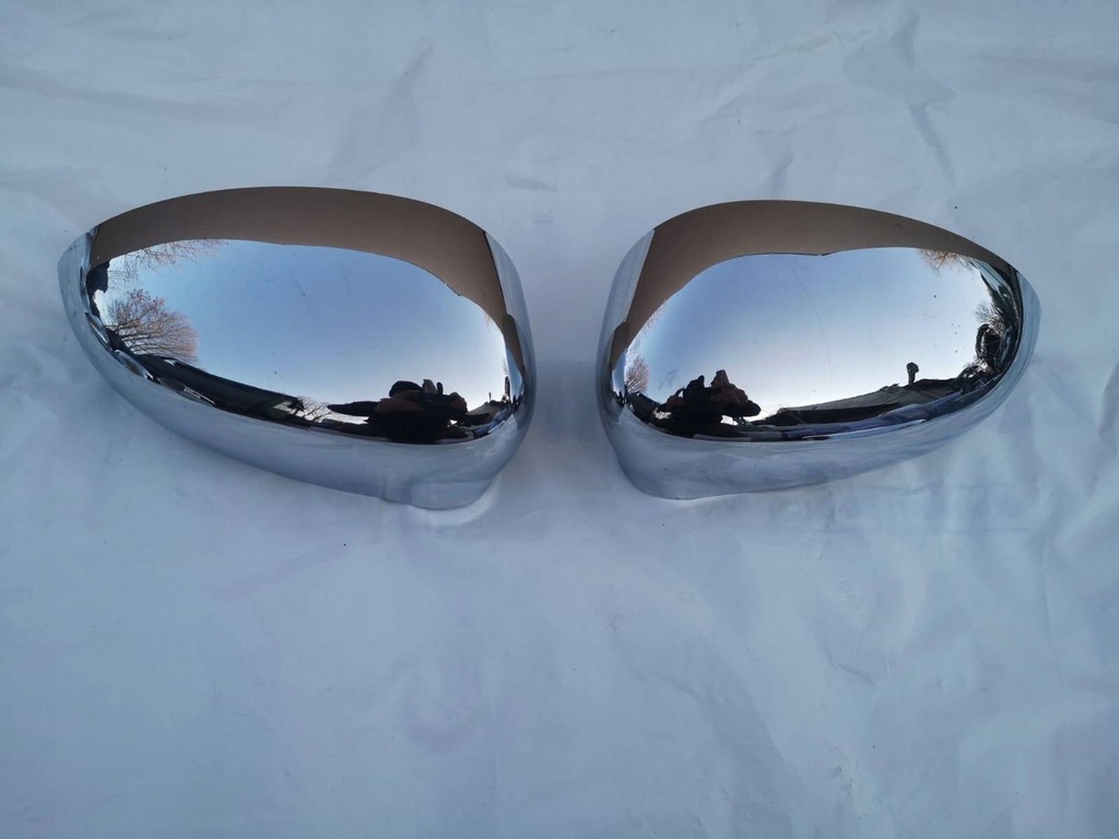 фото №1, Комплект права ліва захист дзеркал fiat 500 07-r дзеркало корпус хром