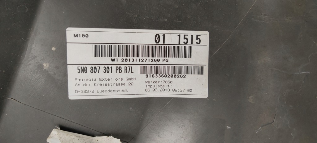 фото №11, Бампер задня vw tiguan 5n0807421g