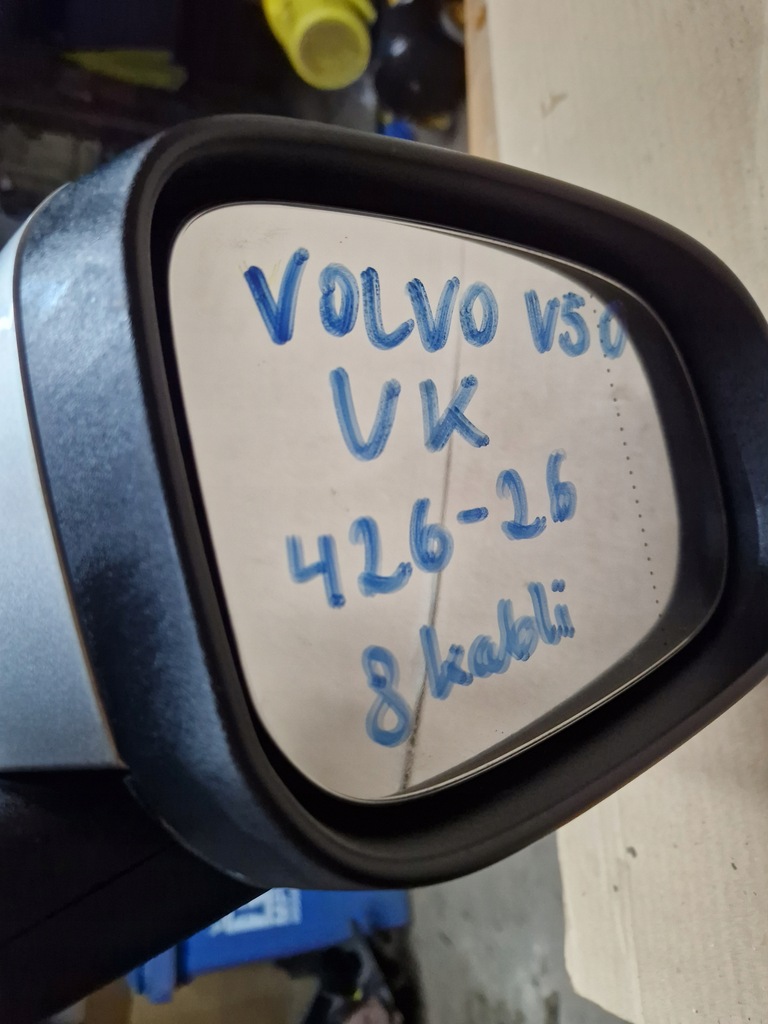 фото №12, Дзеркало праве 8pin volvo s40 ii v50 uk лак 426-26