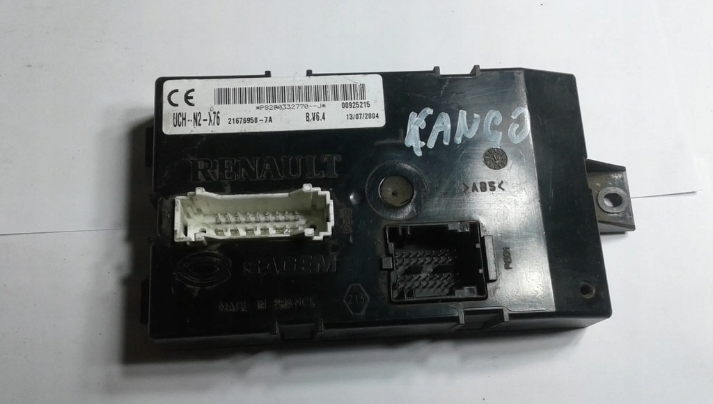 фото №1, Модуль блок керування uch renault kangoo p8200332770j 21676958-7a 8200332770