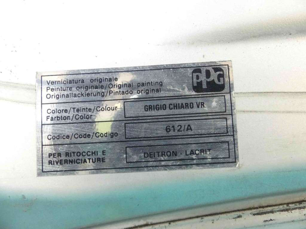 фото №14, Крышка багажника задняя alfa romeo 166 sedan серебристый 612/a